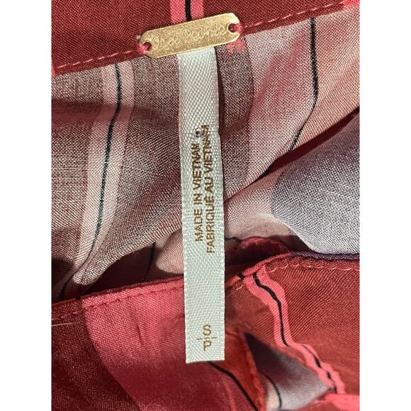 NWT Free People Sleeveless Blouse Womens Size Small Mackenzie Wrap Button-Up Top - Picture 12 of 16